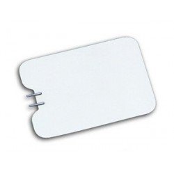 Placa neutra de aço inox flexível (PN-01) , com cabo