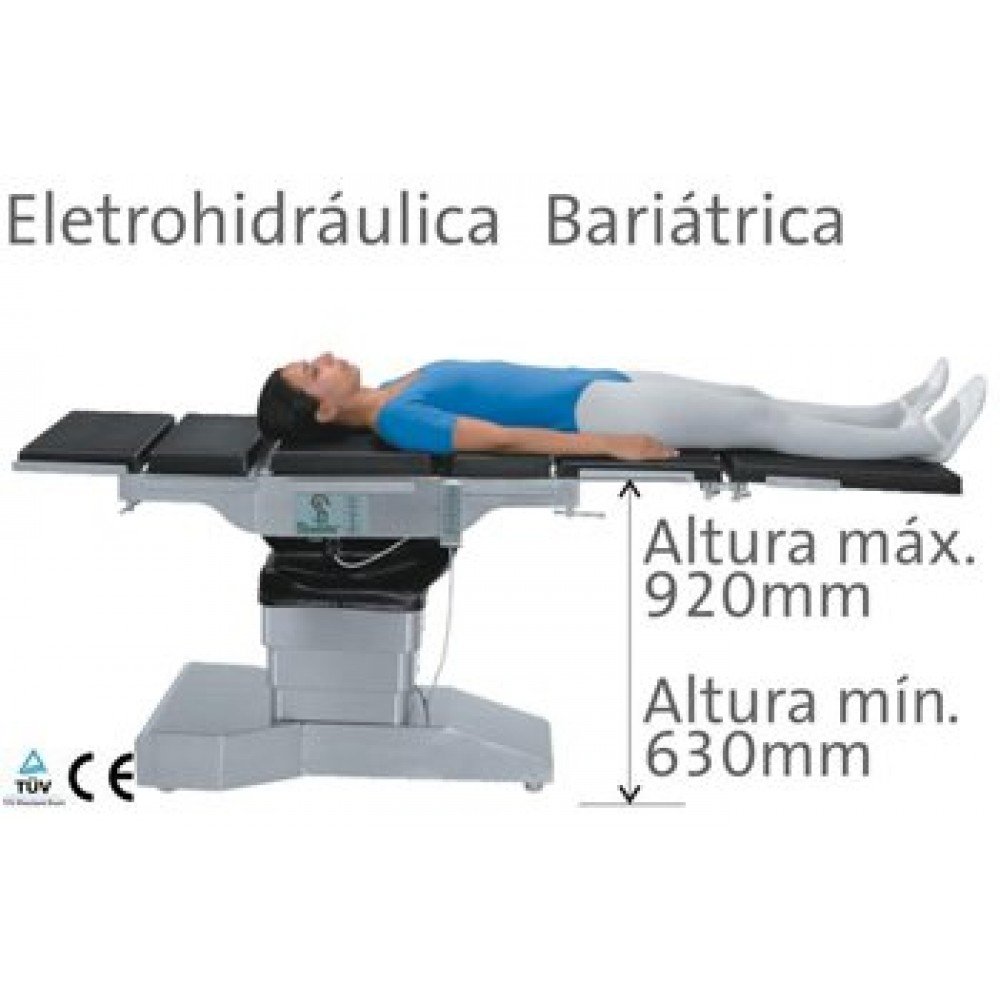 Mesa Cirúrgica Multifuncional Mastertec 15 - Eletrohidráulica Bariátrica