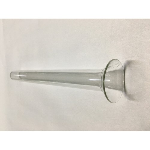 Tubo de Vidro para Esterilização de Endoscópio  Rígido Tam Pequeno 23,5cm x 3,5cm x 2,5cm